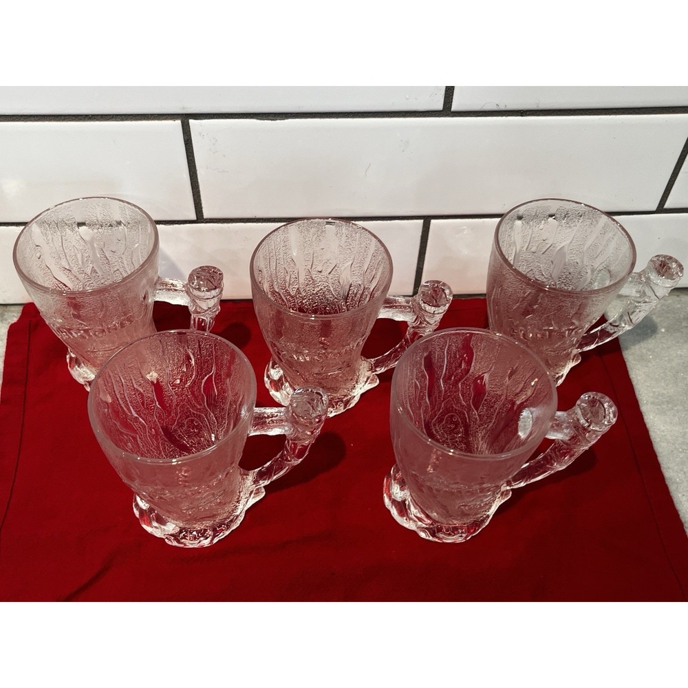 Vintage set of Nine (9) The Flintstones McDonald's Glass Mugs 1993 - Picture 11 of 14